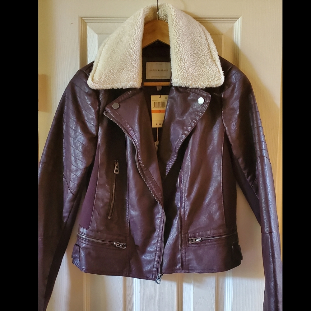 Lucky Faux Leather Jacket
